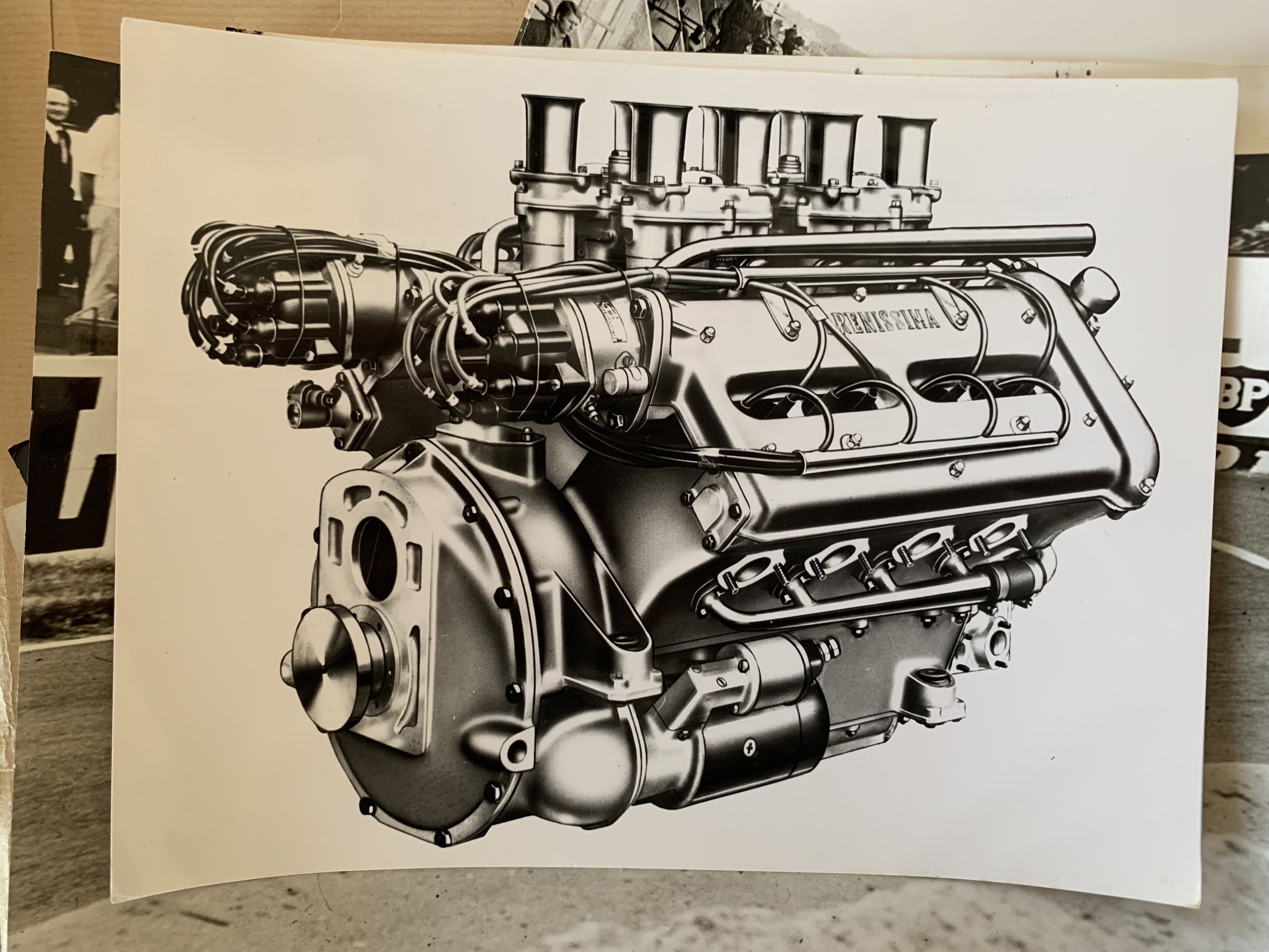 Motore 308V Serenissima Disegnato da Cavara