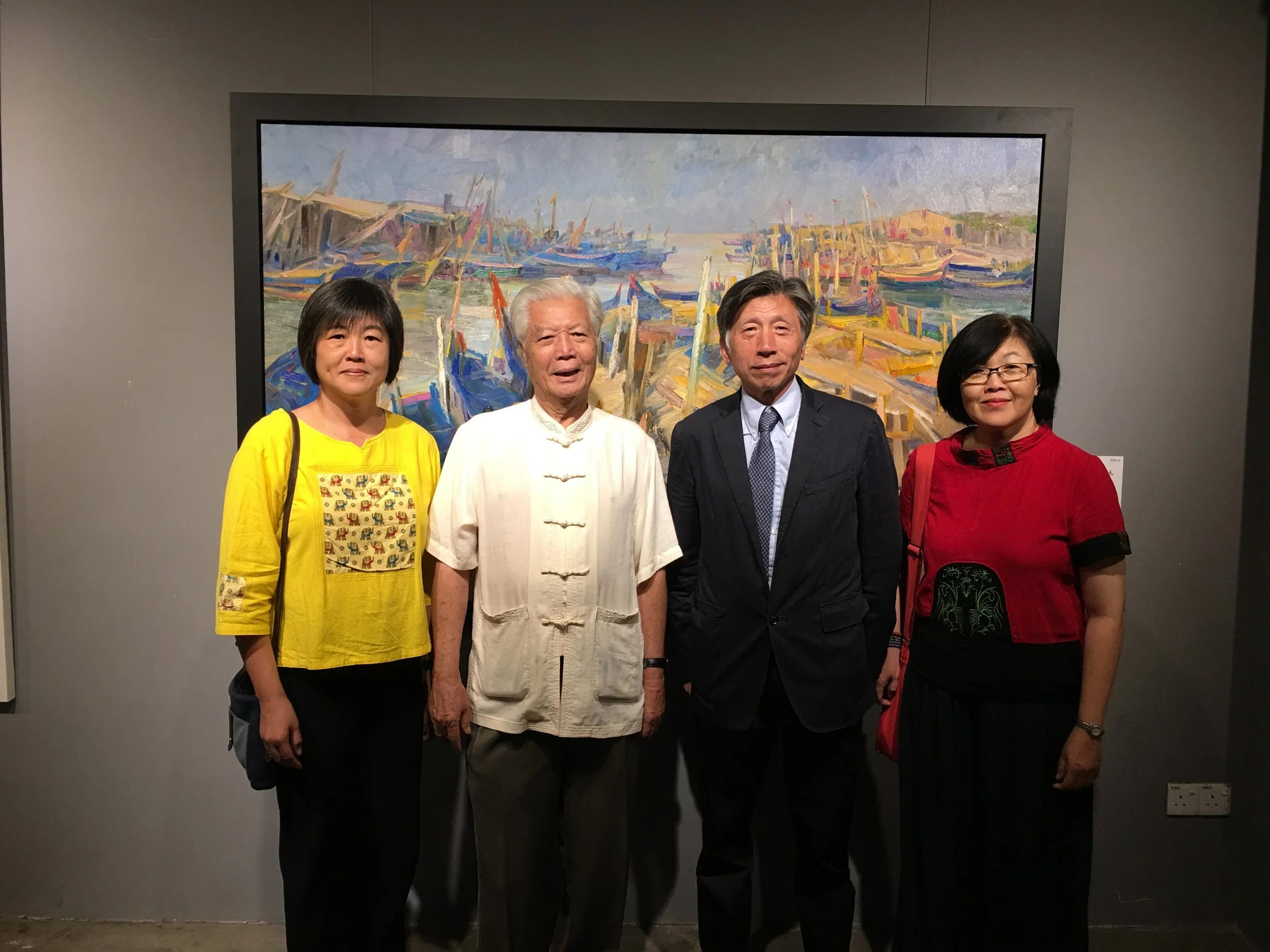 2018 与中国中央美术学院院长范迪安摄于吉隆玻 “穿越大马：一带一路中马艺术家写生之旅.JPG