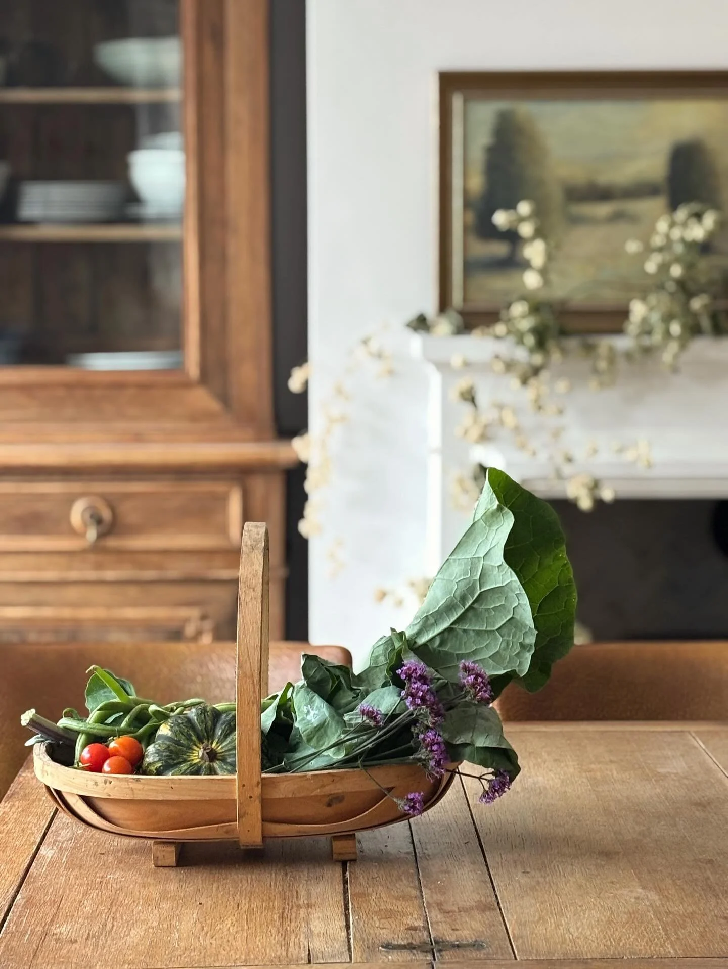 Harvest season &mdash; the garden is full of mellow ripeness. Carrying a wooden trug back to the kitchen table, filled with vegetables for our little family&rsquo;s supper, feels like such a simple joy.

There&rsquo;s still so much unfinished, inside
