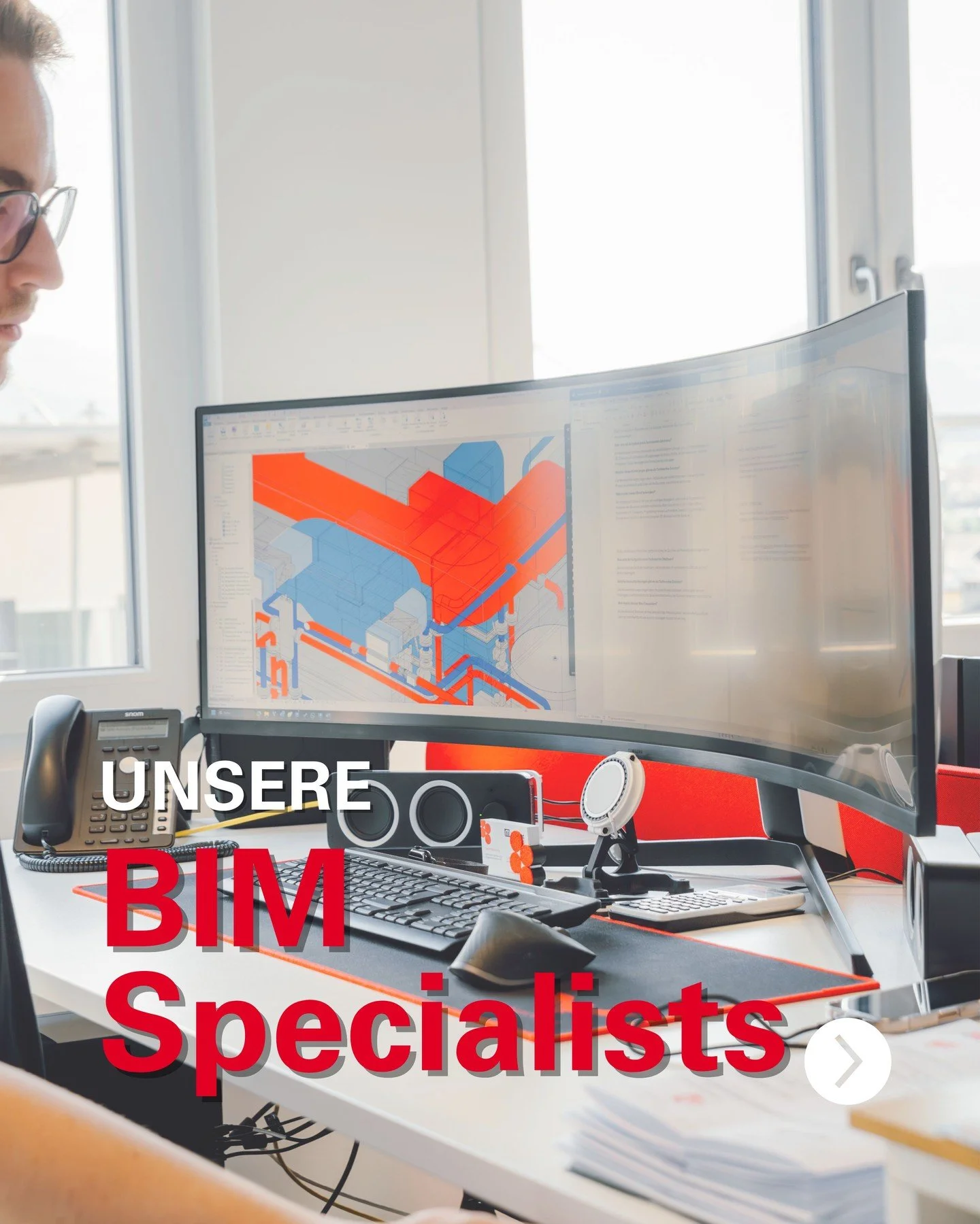 Gute Projekte entstehen im Team – und digital läuft’s dank dem BIM-Team. 🙌
Sie sorgen dafür, dass Pläne, Abläufe und Realität perfekt zusammenspielen.
Swipe für die, die alles im Griff haben – digital