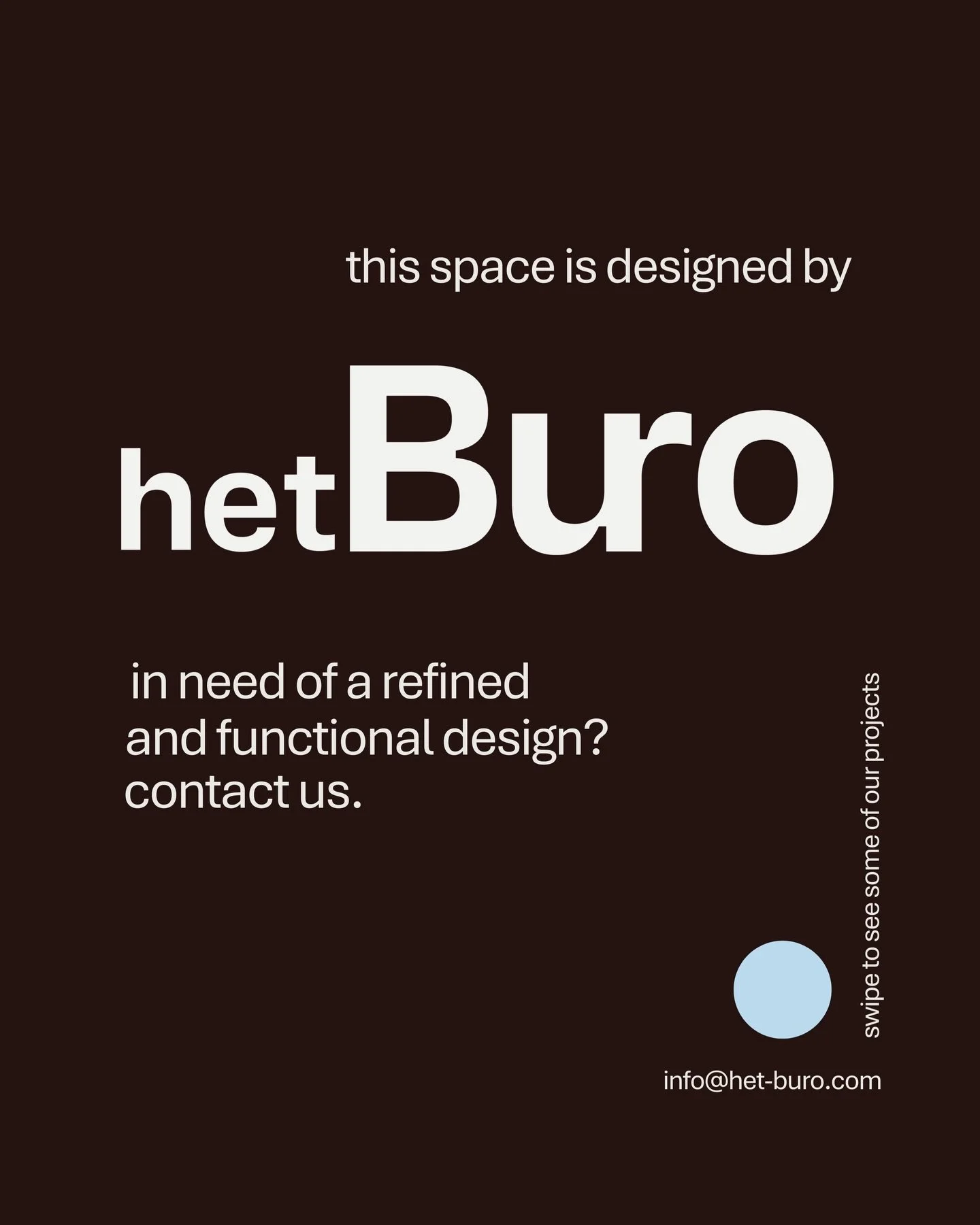 What do we offer? We design tailored interiors that match your view - from layout and material choices to custom furniture and project coordination.

Drop a line through email or phone! See you soon
📩 info@het-buro.com

Photo 01. @guidodebruin 
Phot