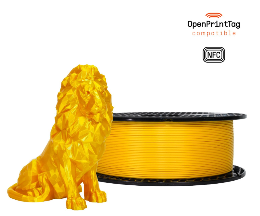 Prusament PLA  PLA Blend Oh My Gold 1kg NFC Spool UK Stock & pre order 10 -14 days