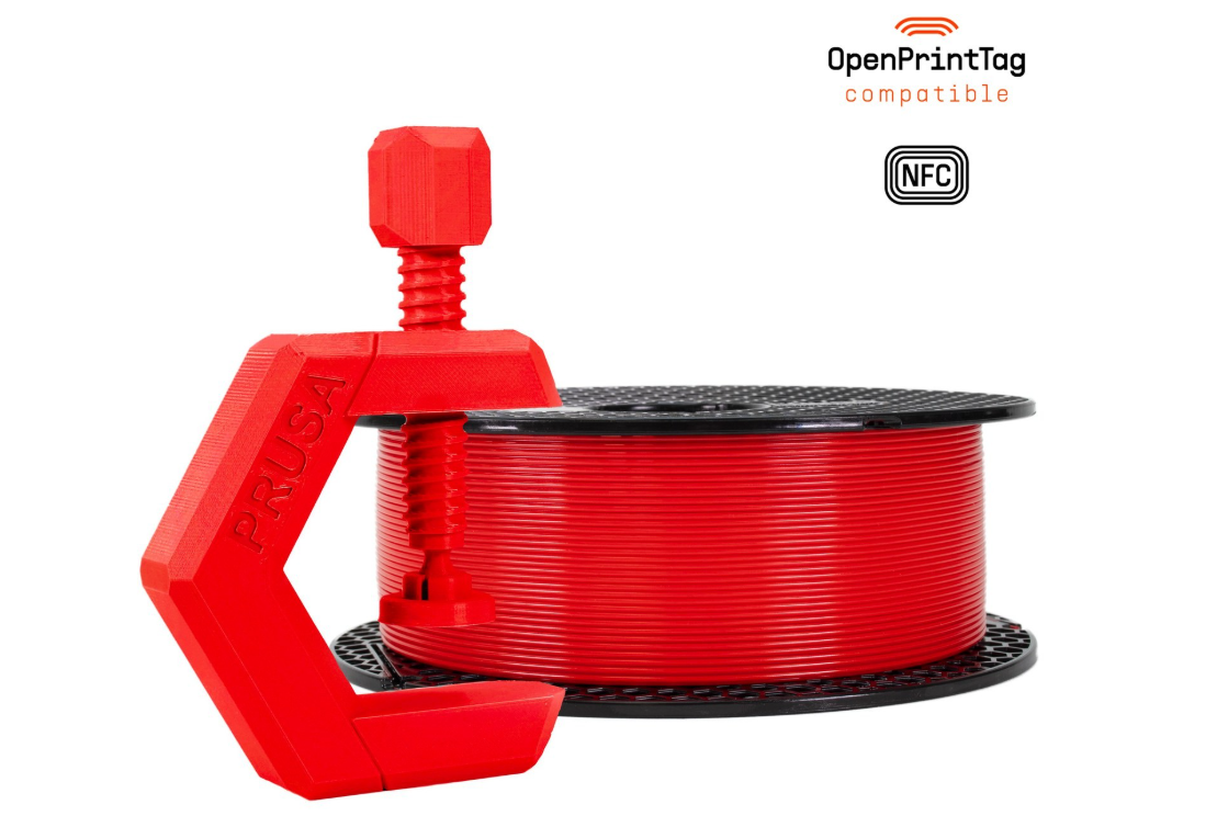 Prusament PETG   1kg - Lipstick Red - NFC REELS - PRE ORDER 7 - 10 working days