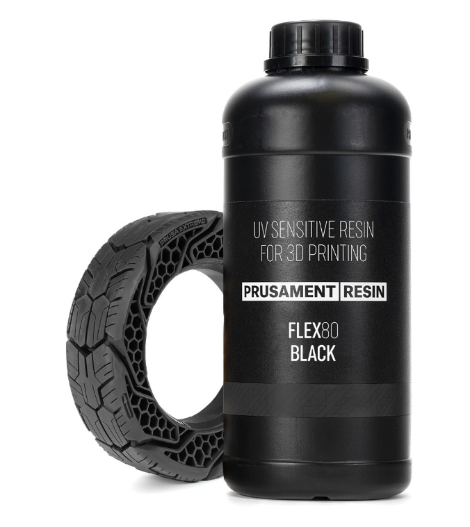 Prusament Resin Flex80 Black 1kg - PRE ORDER 10 - 14 DAYS