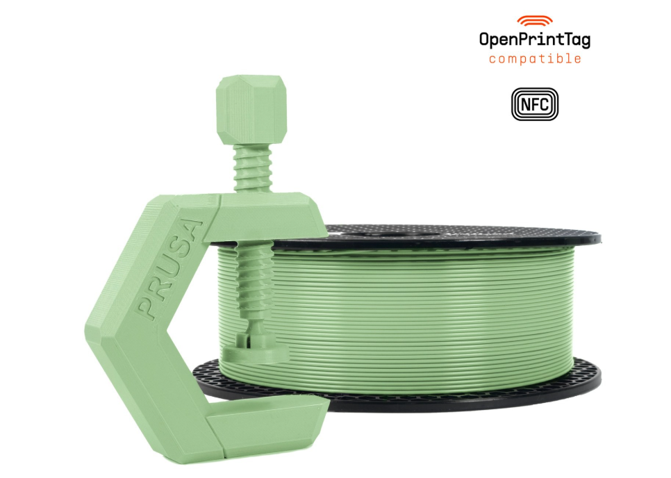 Prusament PETG   1kg - Pistachio Green - NFC REELS - PRE ORDER 7 - 10 working days