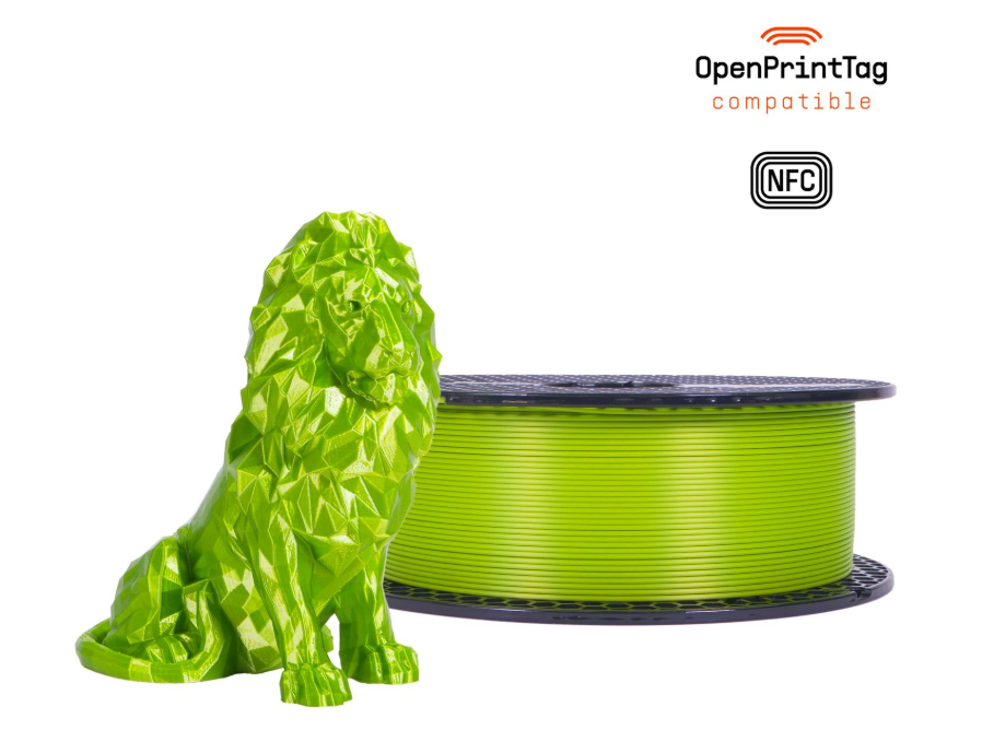 Prusament PLA  PLA Blend Lime Green 1kg NFC Spool PRE ORDER