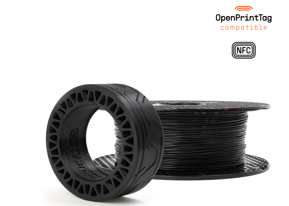 Prusament TPU 95A Jet Black  500g NFC - UK Stock & Pre Order