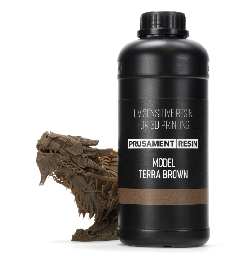 Prusament Resin Model 1kg -Terra Brown - PRE ORDER