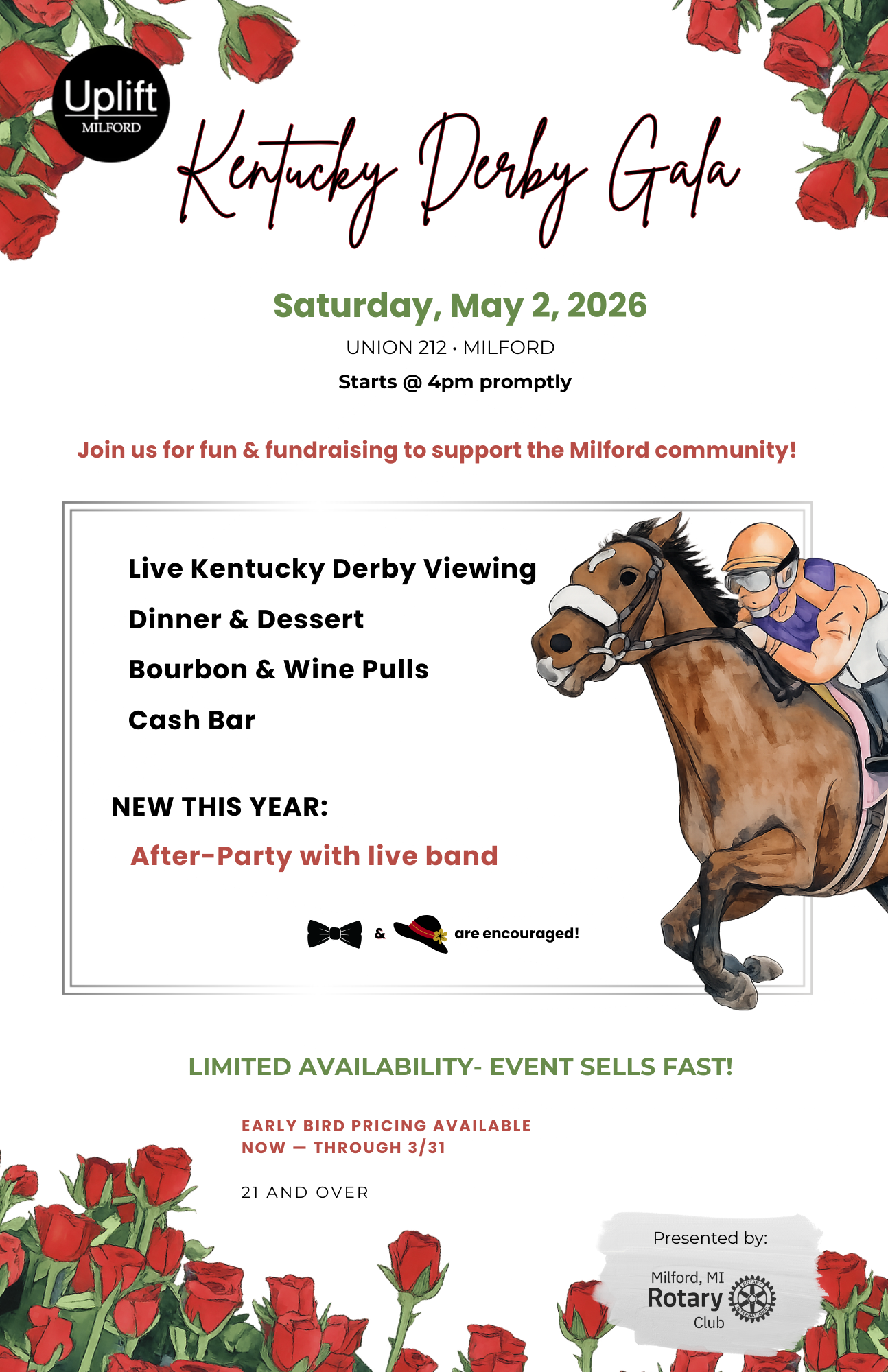 Derby Tickets - Early Bird