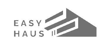 EasyHaus logo with stylized building design