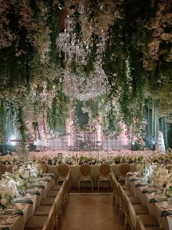 Where foliage and flowers became architecture, redefining the ballroom! A few sneak peeks from a truly magical Irish wedding at the iconic Adare Manor &mdash; elevated from the ceiling down! 

Huge congratulations to Q &amp; M, and thank you so much 