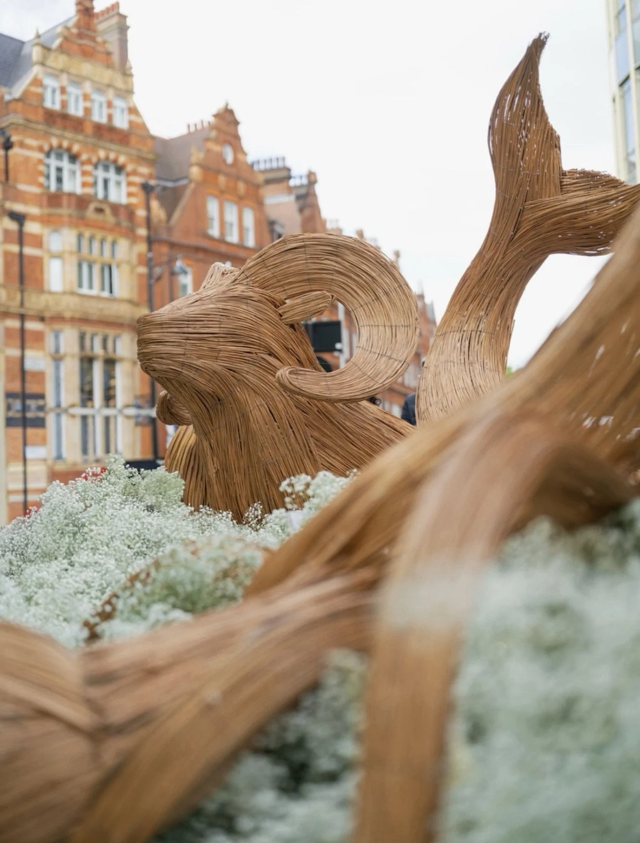I can&rsquo;t begin to tell you just how much work went into bringing these sculptures to life for Chelsea in Bloom! ✨

Every single zodiac animal was woven by hand from individual strands of willow &mdash; thousands and thousands of them, shaped pie