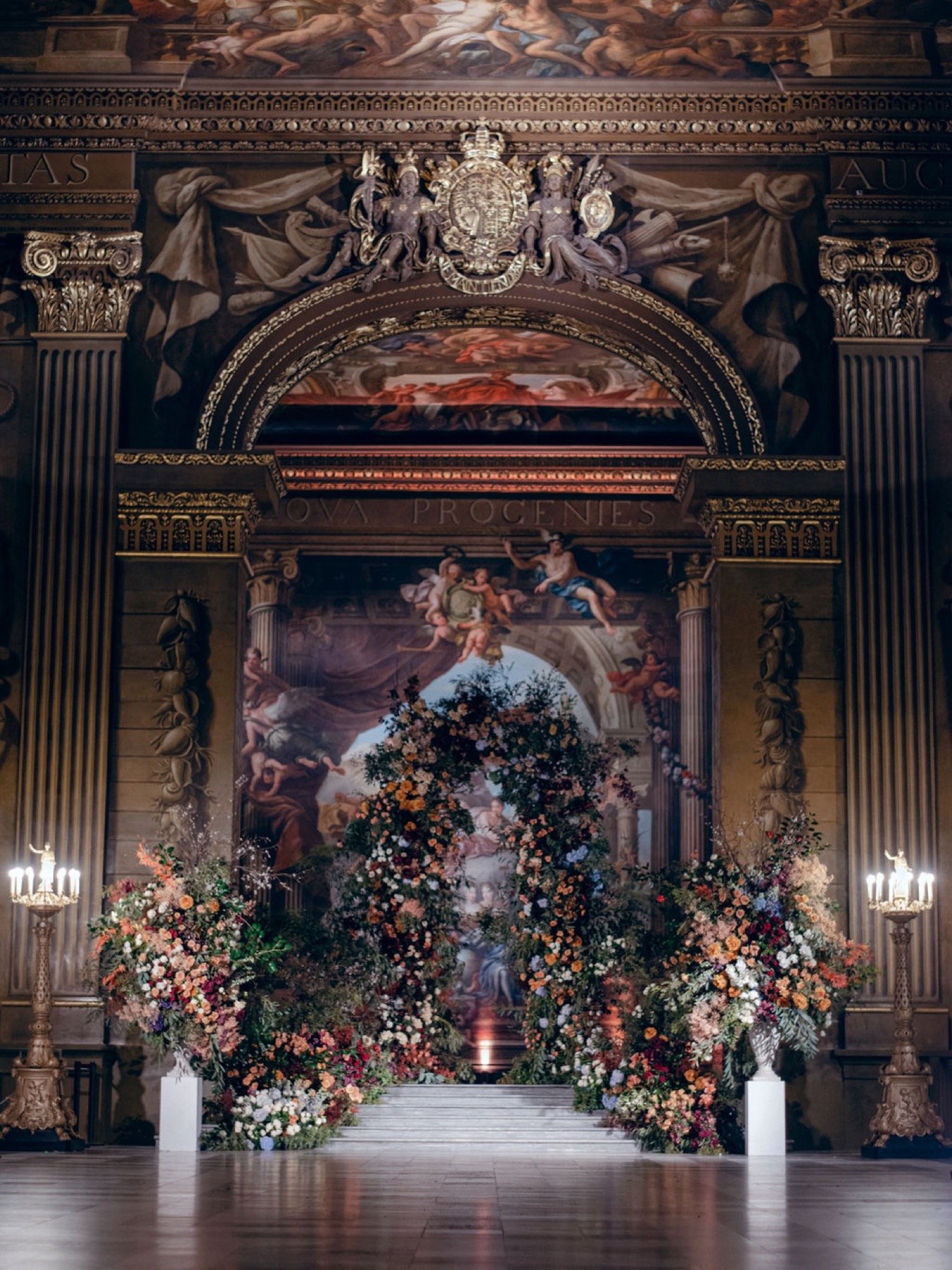 old-royal-naval-college-ceremony-setup-with-luxury-wedding-floral-installation.jpg