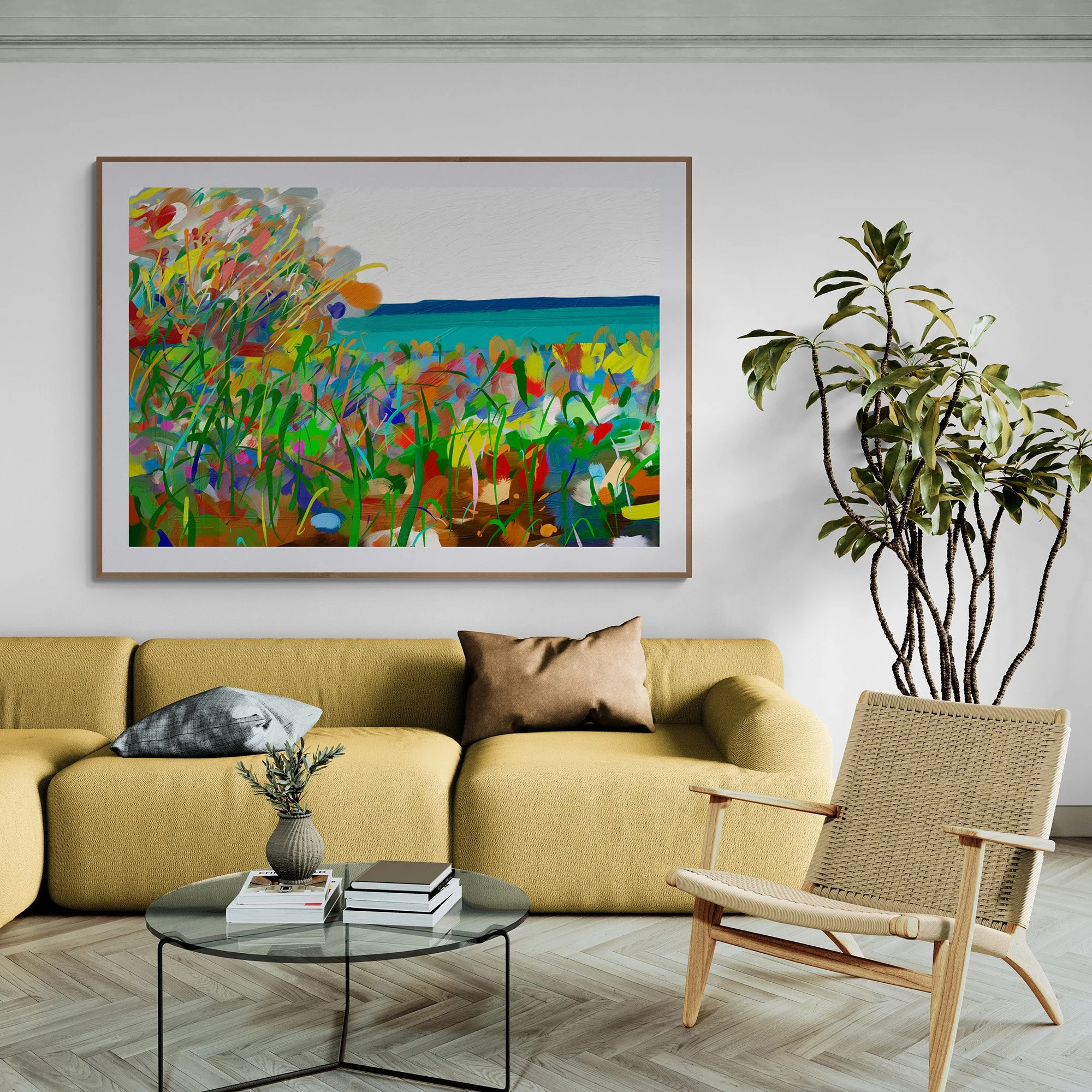 MEDITERRANEAN SEA, 2024 | Computer Painting | Shop the Collection