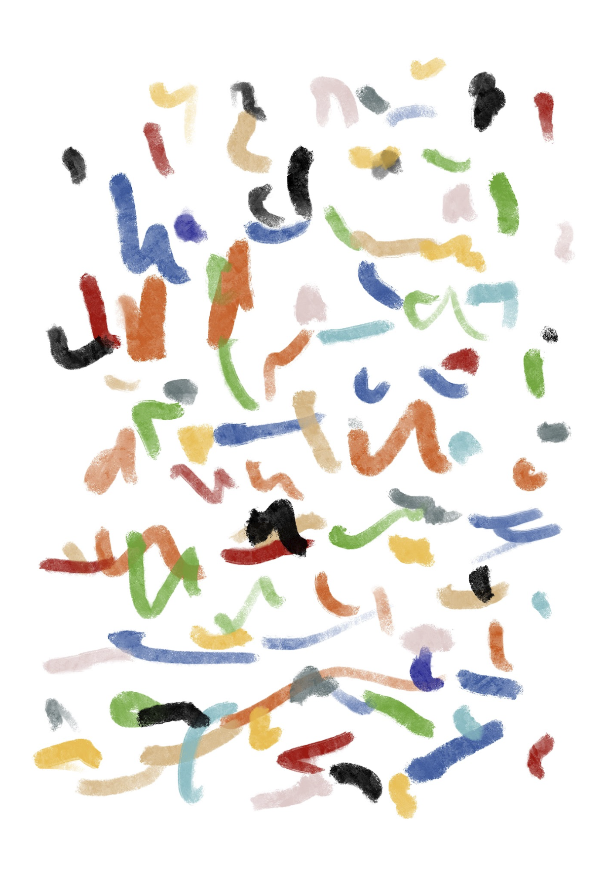 Harlequin, 2023 - iPad Painting