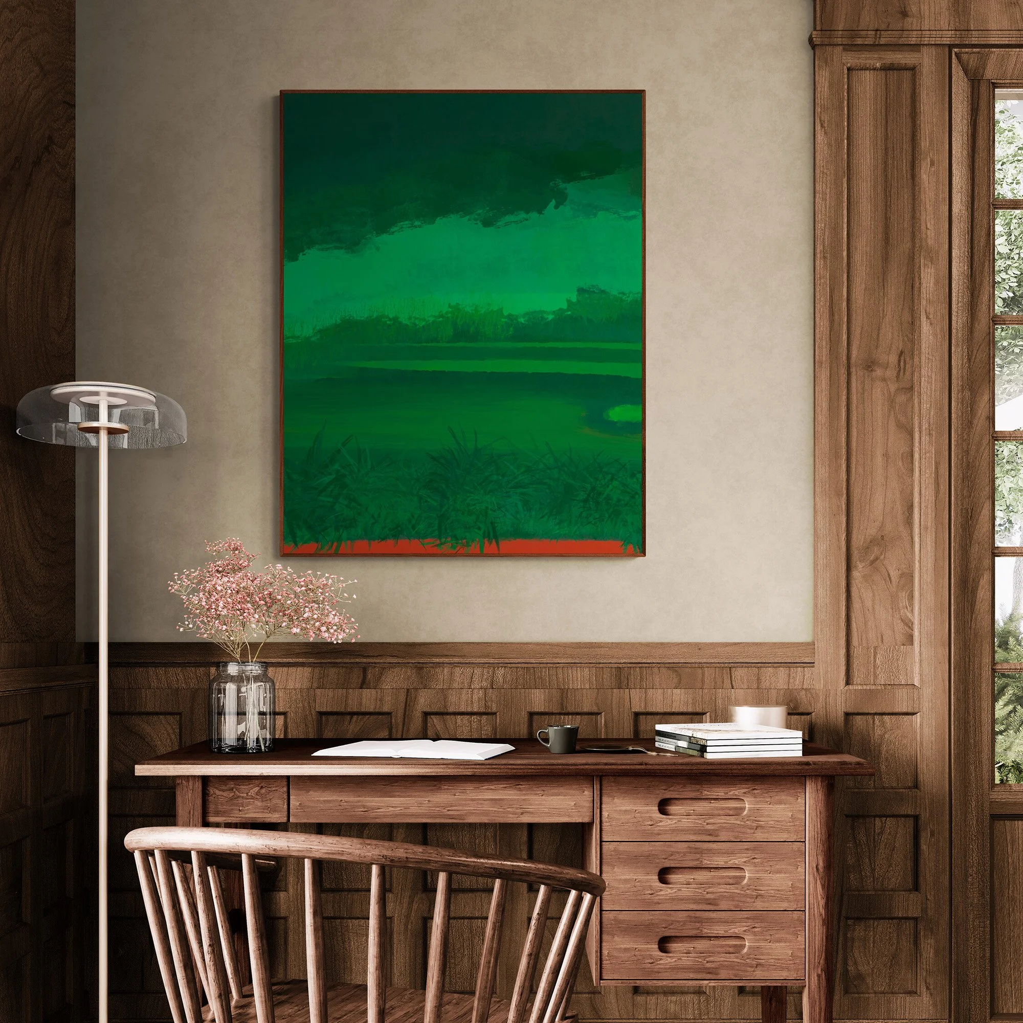 THE GREEN LAKE - iPad Painting