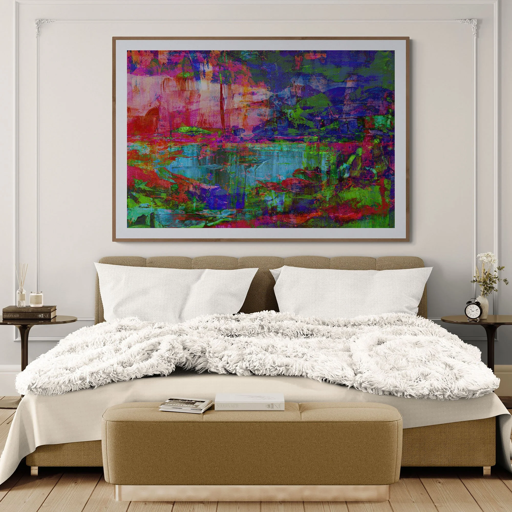 BESIDE THE LAKE , 2025 | Digital Collage | Visit my Shop