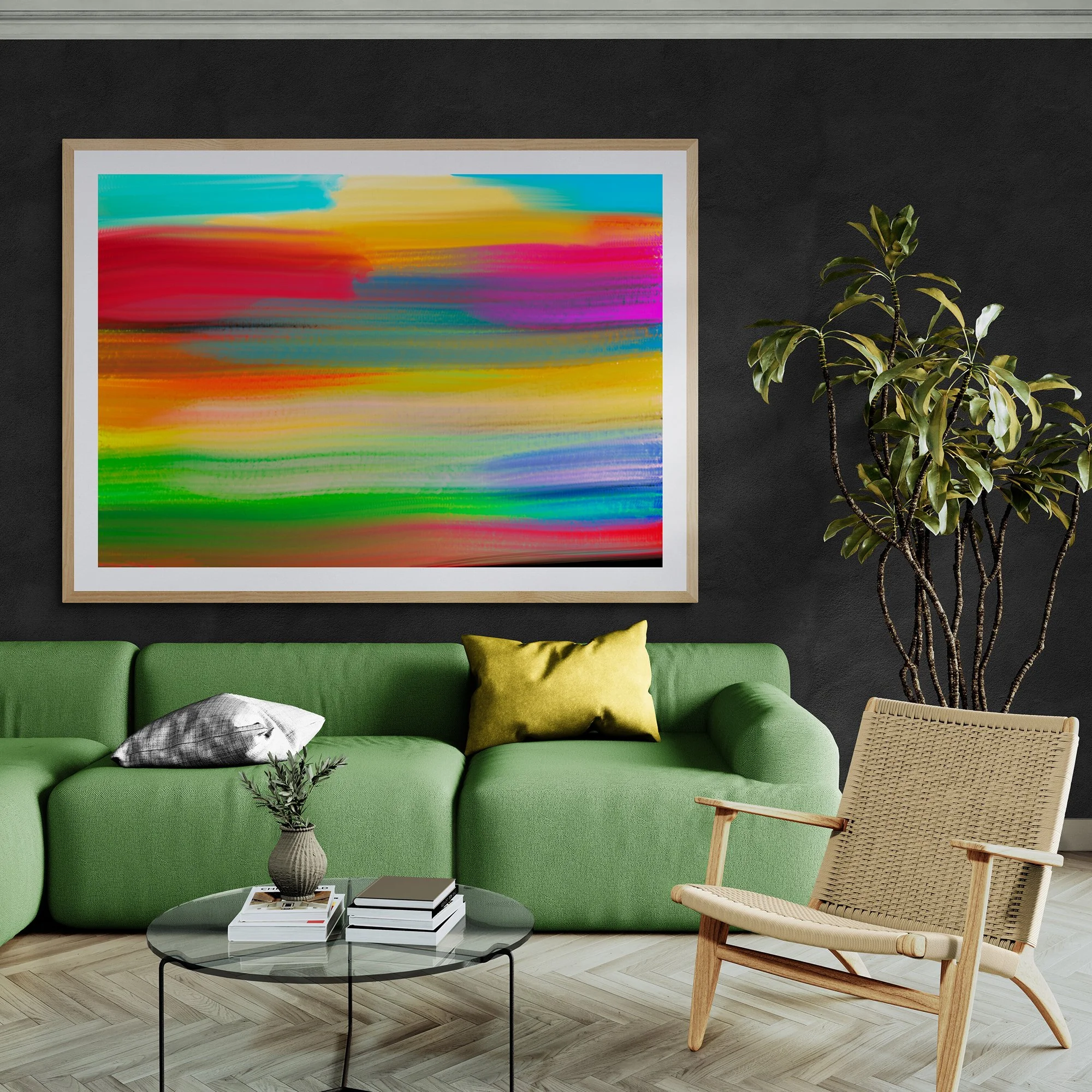 SUNSET OF COLORS, 2024 | Computer Painting | Shop the Collection