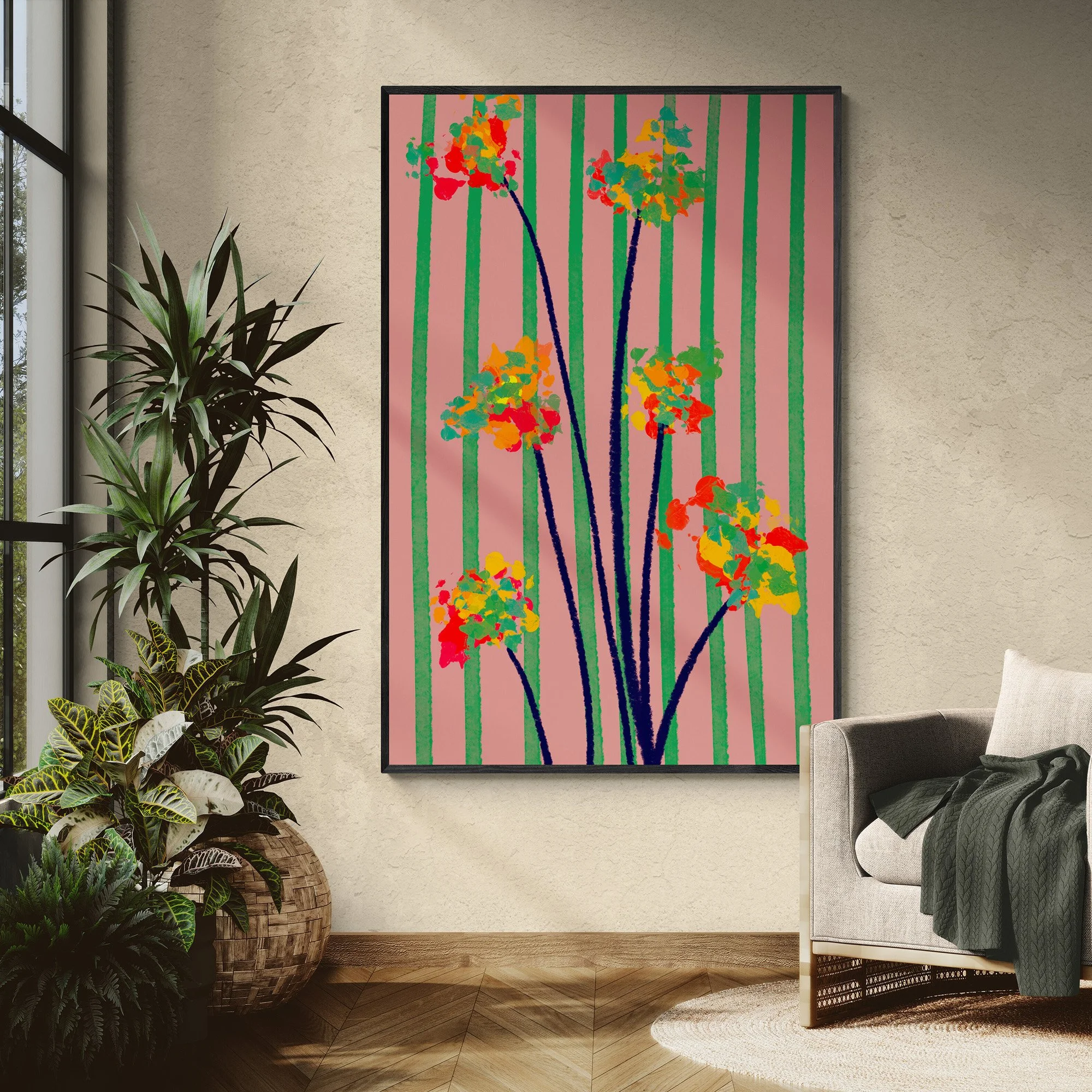 ORIENTAL FLOWERS - iPad Painting