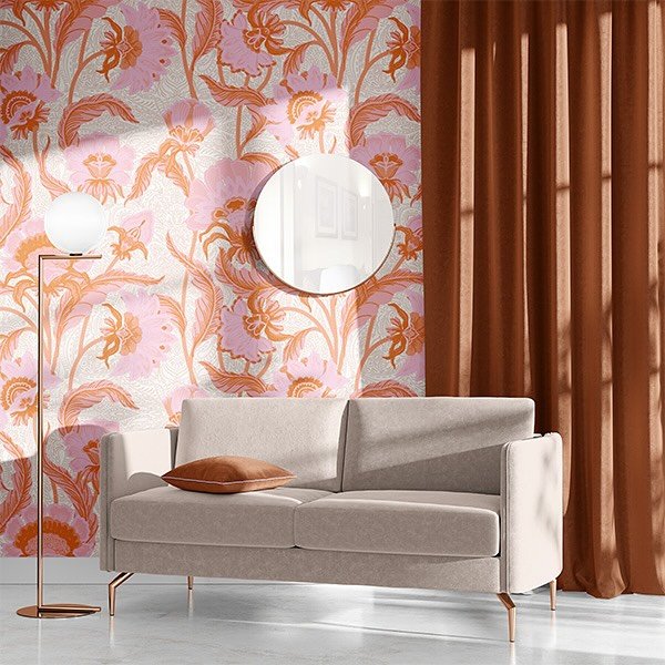🌼 POV Botanicals in my Lotus color way would make the most beautiful wallpaper! 🌼

If you are a wallpaper company looking for some vibrant, intricate designs, this one is for you! 
___________________________________________________________________