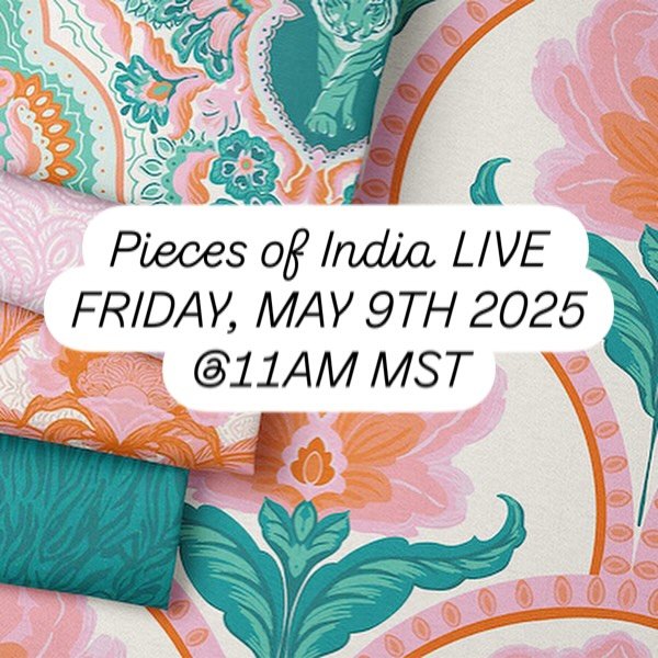 There have been a lot of questions about my Pieces of India Collection, one of the biggest questions has been, &ldquo;Where do I shop the collection?!&rdquo; 

On Friday, May 9th at 11:00am MST I will be answering all things Pieces of India related i