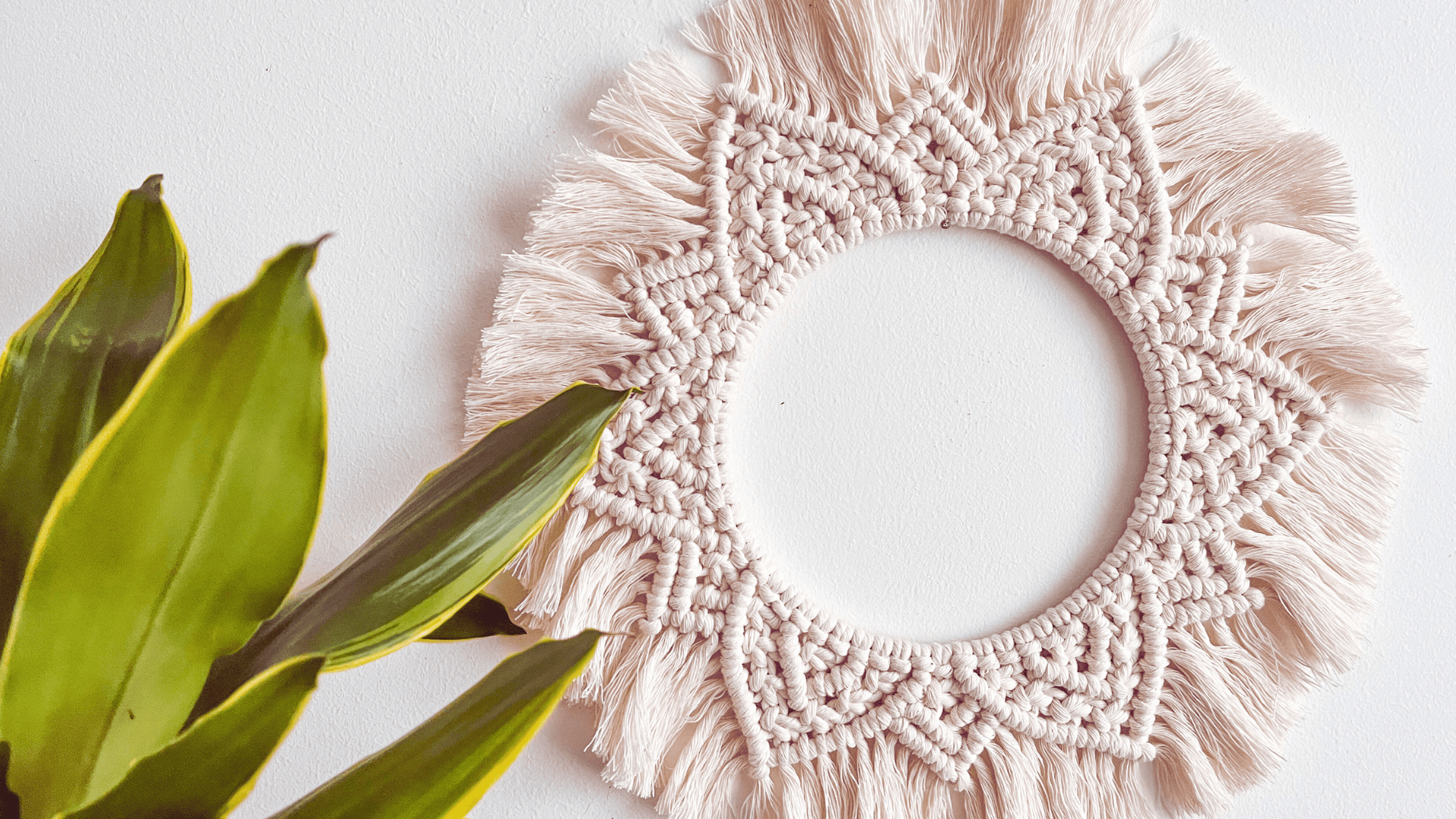 DIY csináld magad makramé mandala csomag