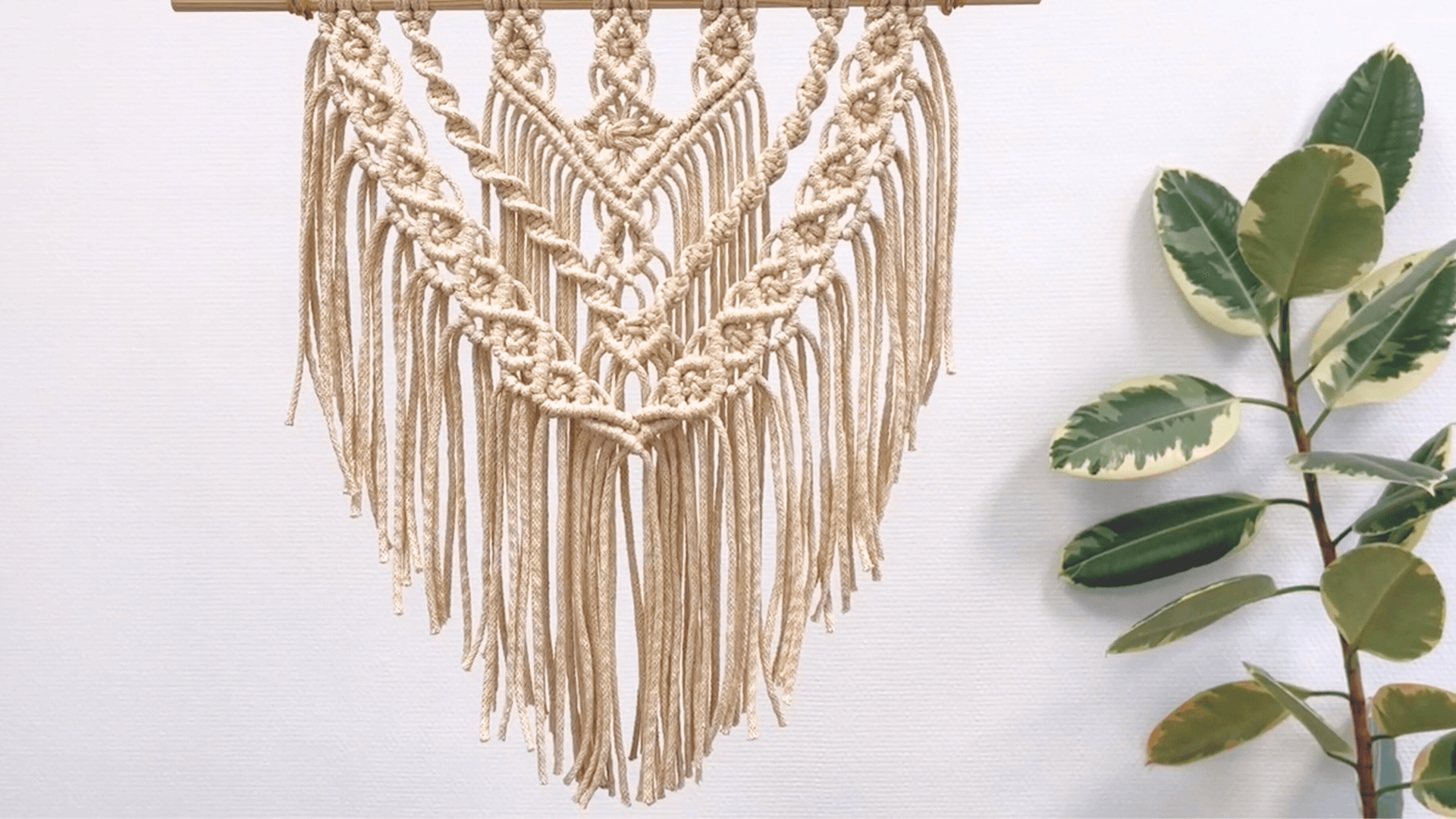 DIY csináld magad makramé falidísz csomag