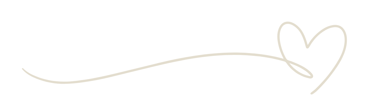 A single continuous line drawing forming a heart shape at the end, with a curved line extending from it.