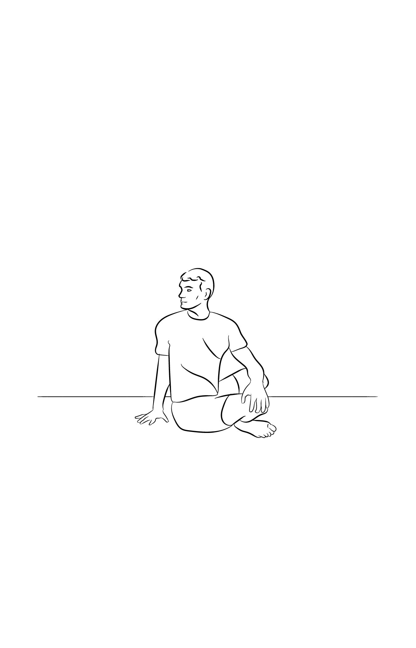 yoga pose for grief and somatic healing