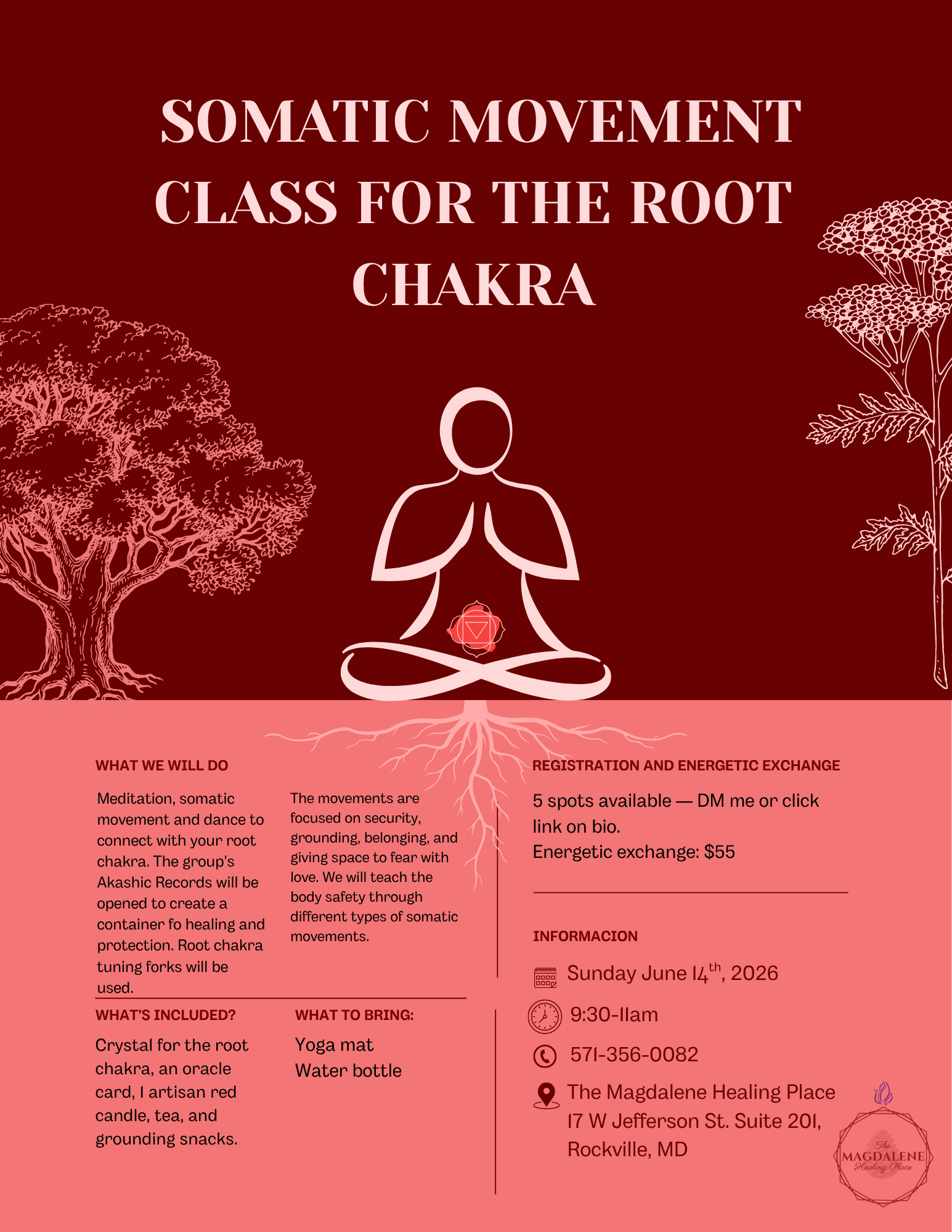 Somatic Movement Root Chakra Immersive