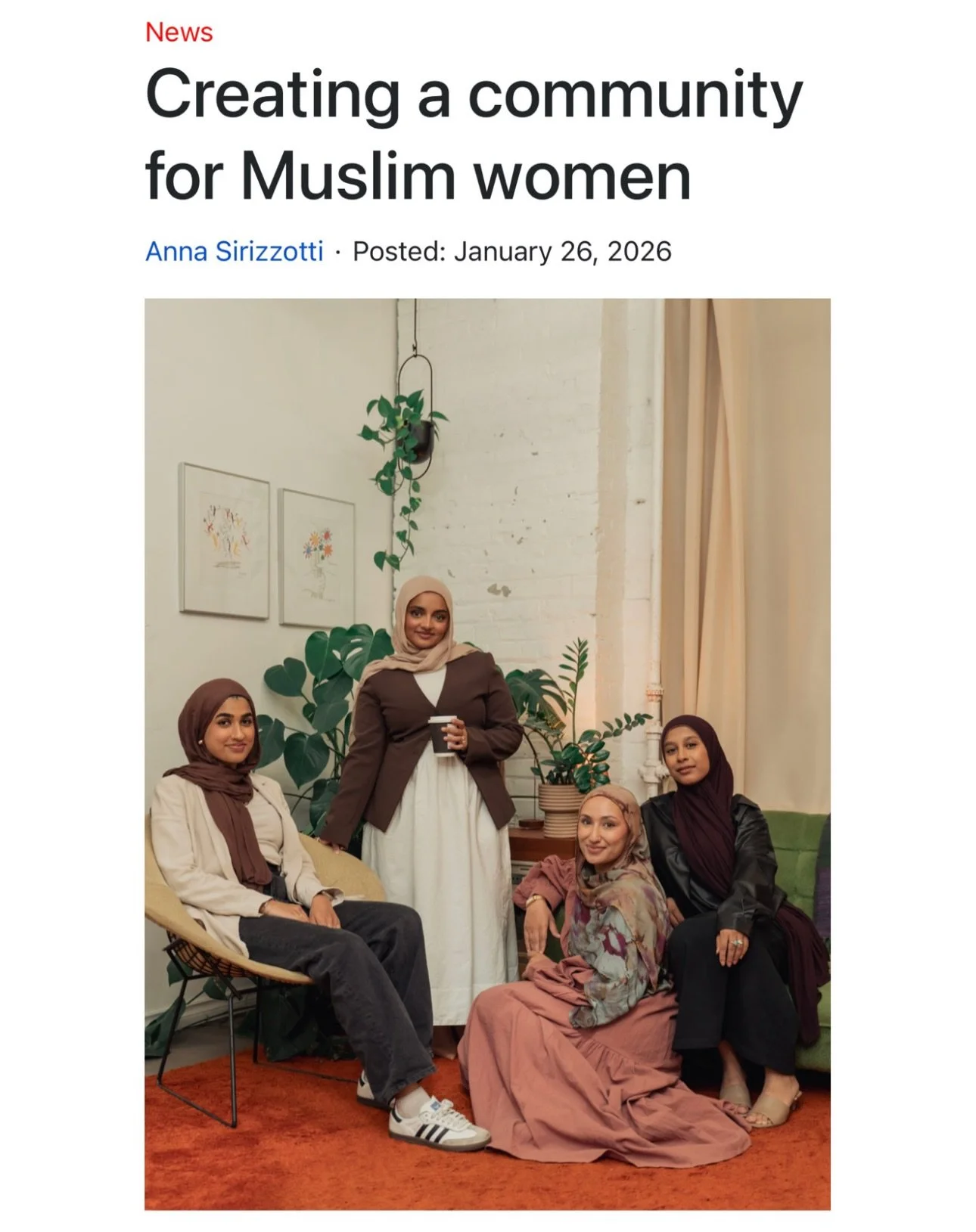 Toronto Muslimahs was recently featured in a story on community-building for Muslim women in the GTA. Grateful for platforms that continue to highlight why these spaces matter, especially as Ramadan approaches. 

Full article linked in bio.