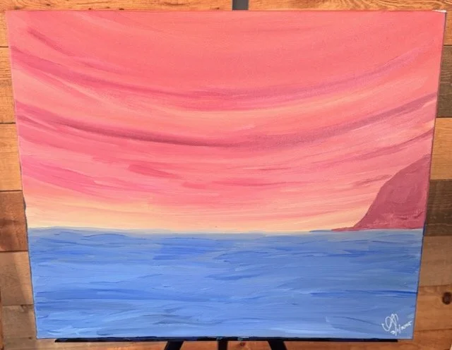 Beautiful Burn 🔥
16x20 Wellness Infused Original Canvas
3.1.2025
Not every sunset is soft.
Beautiful Burn captures the intensity of letting go —the kind that scorches what no longer serves but lea