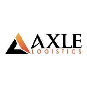 Axle Logistics logo featuring a stylized triangle design
