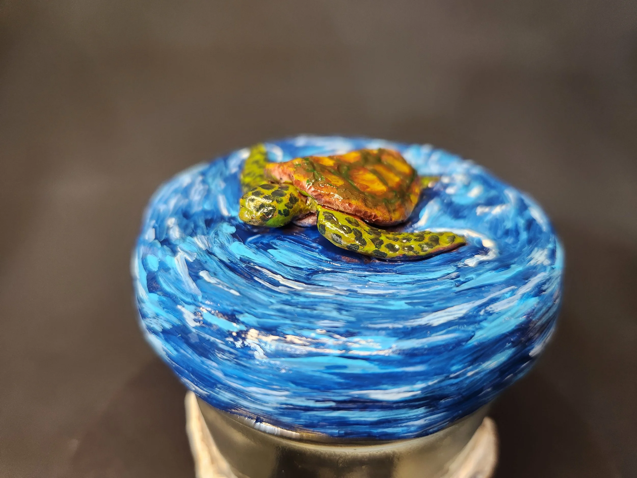 Sea Turtle Jar