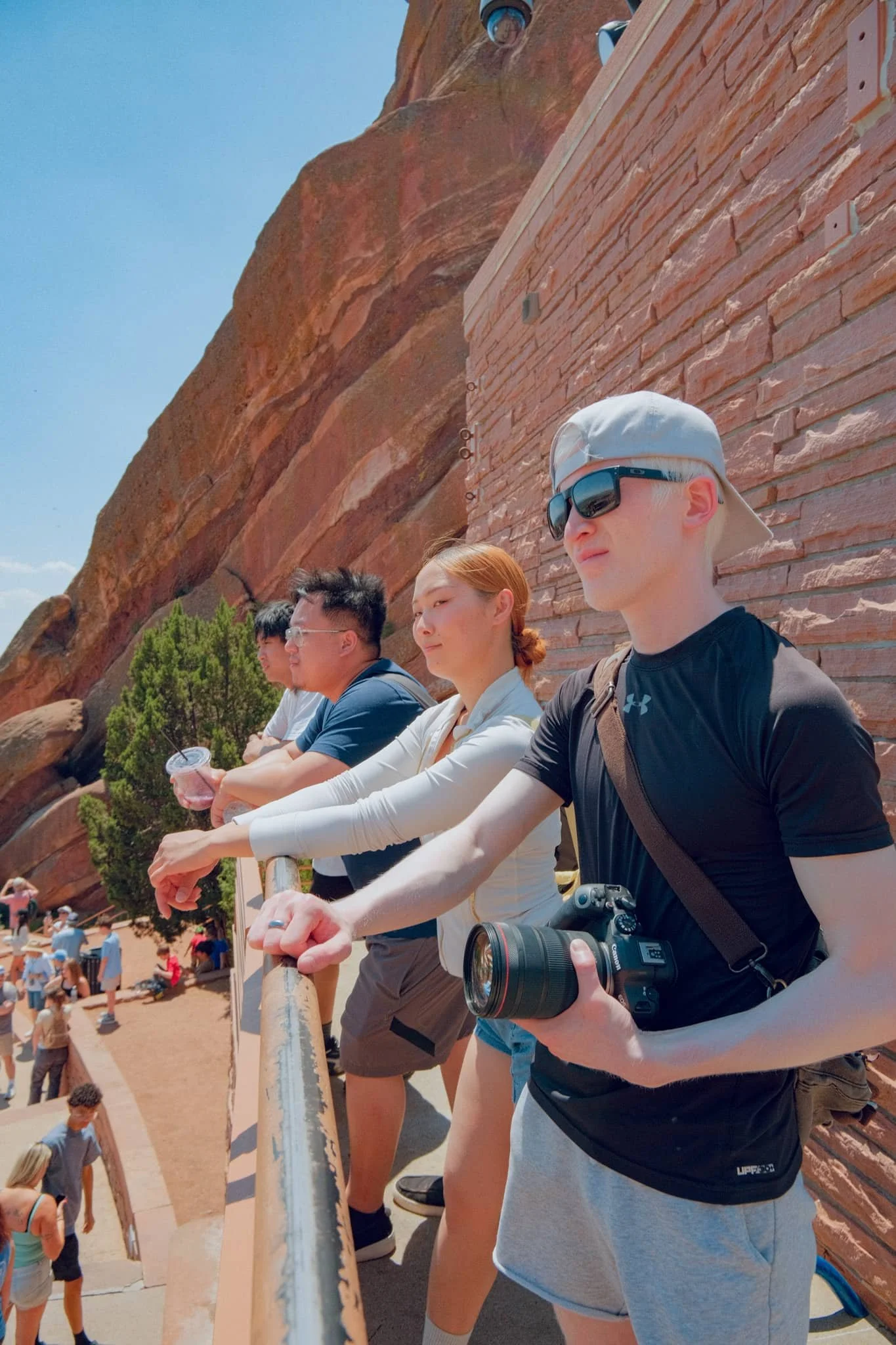 Grayson Harris spending time with friends, reflecting the genuine relationships and human connection that inspire his photography.
