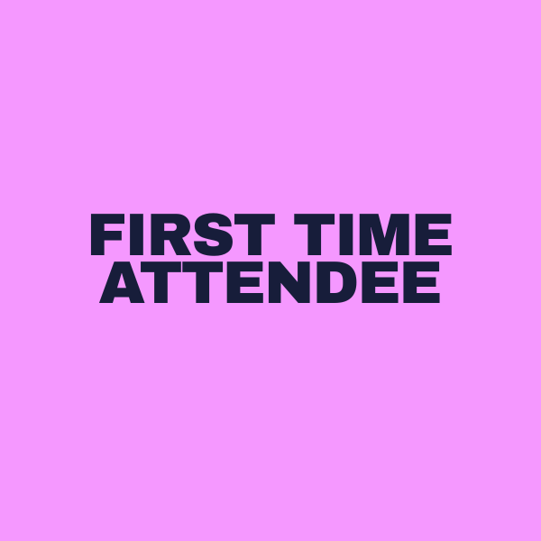 First time attendee rate