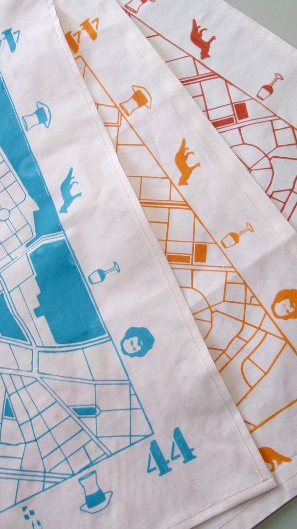 Geschirrtuch mit Neukölln Print