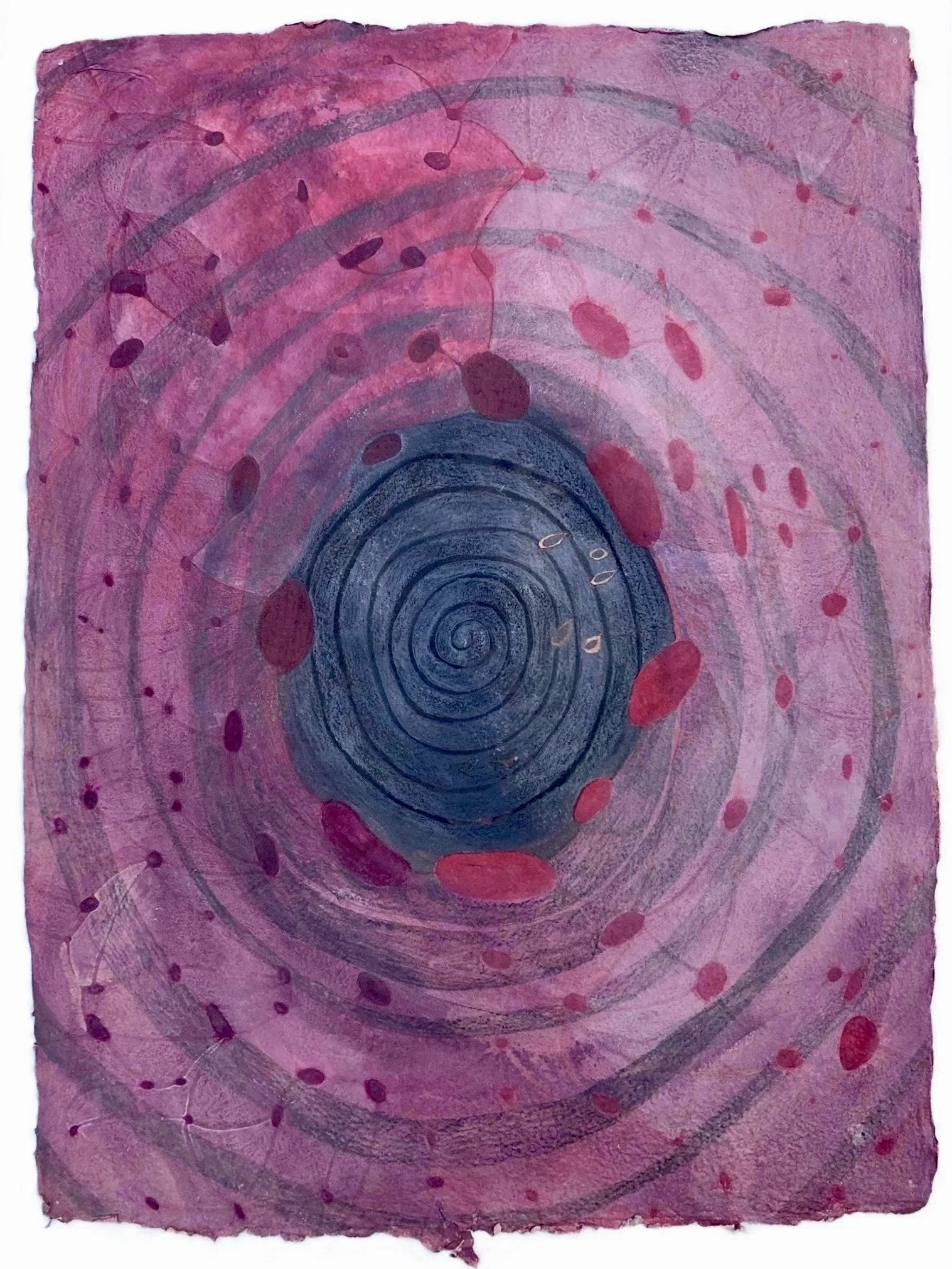 Shame Spiral II

Gouache, graphite, colored pencil, acrylic, and ink on artist-made paper
30 x 22”
2022
