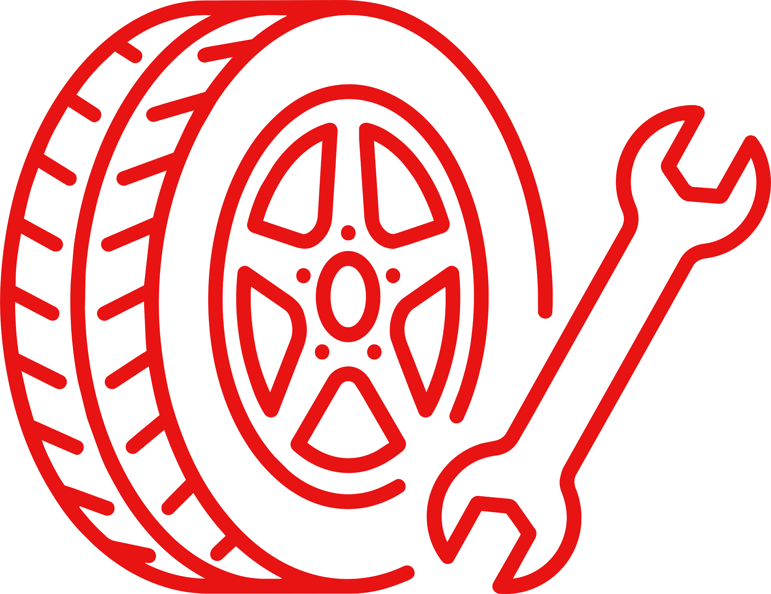 Red and black circular logo with text 'FEMA' and 'Vaccine' in a stylized design.