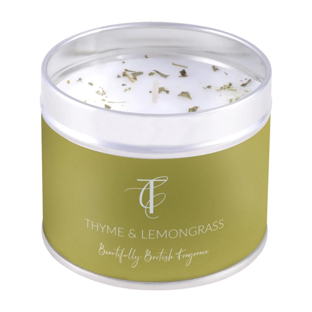 Thyme and Lemongrass Tin Candle