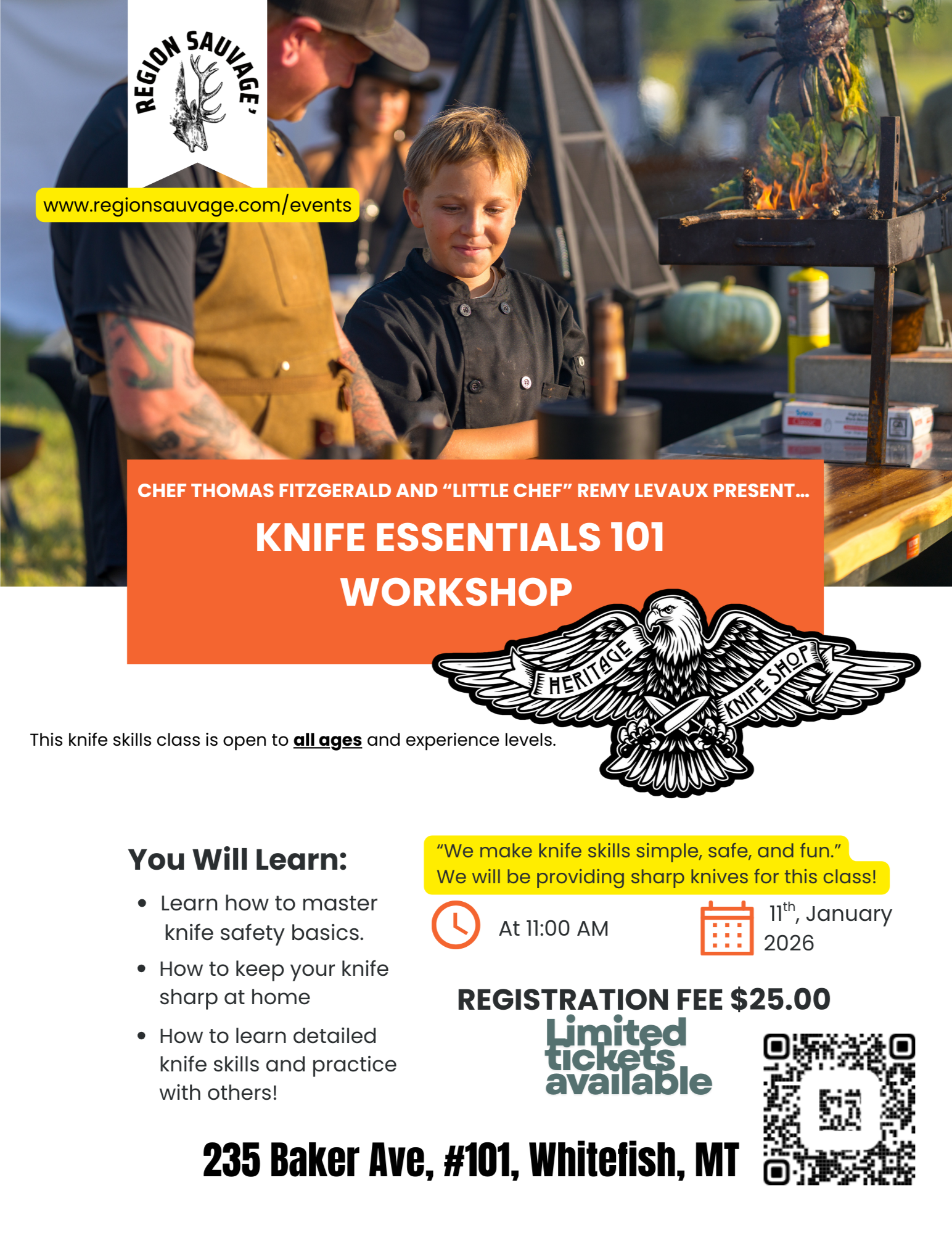 Knife Essentials 101 Workshop
