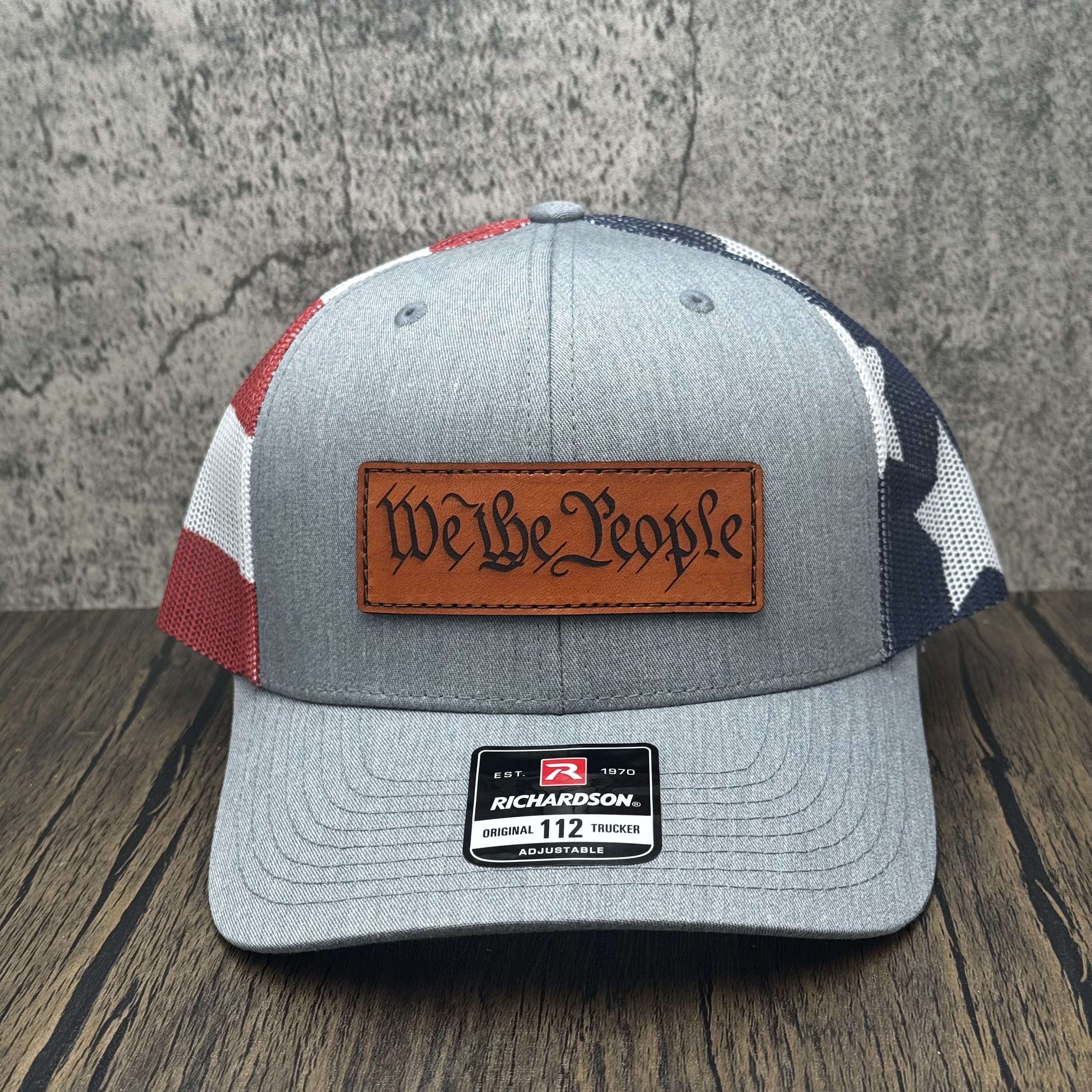 We The People Leather Patch Hat – Richardson 112