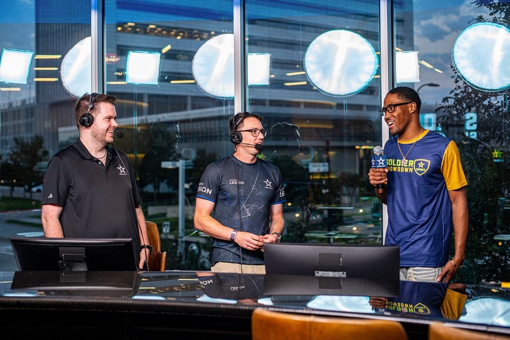 Broadcasting at Complexity HQ in Dallas, Texas