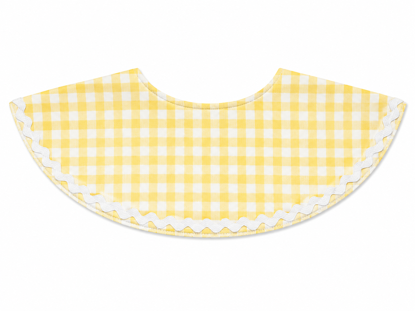 Yellow Gingham Biblette™ (White Accent)