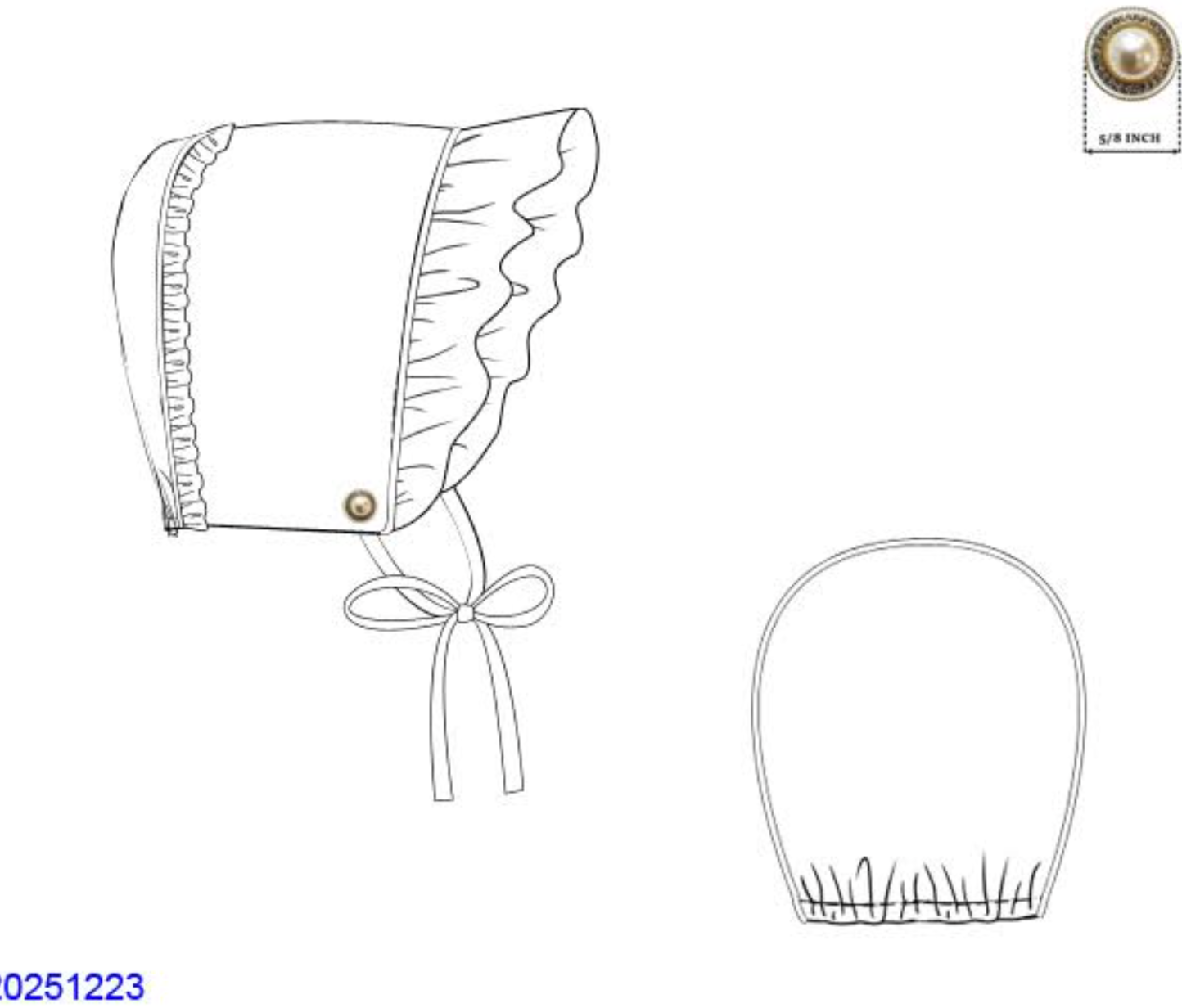 Bridal Heirloom Bonnet