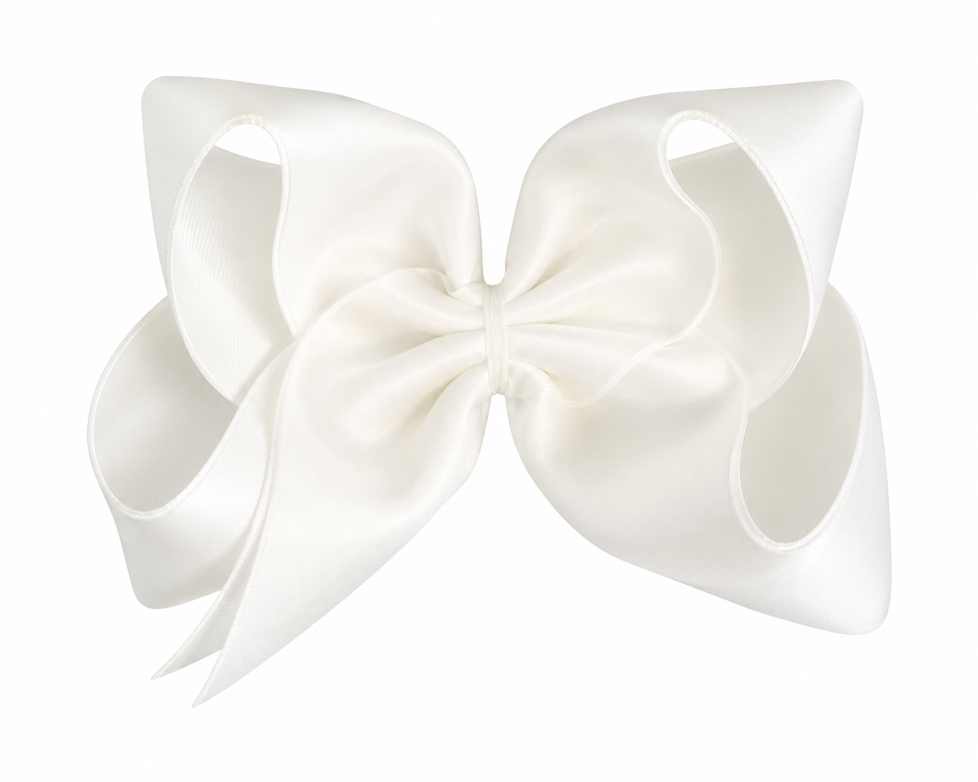 Crisp White Bow - WT x Silly Dilly Bow Co.