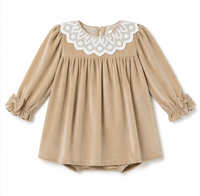 Iris -  Velvet Girls Dress