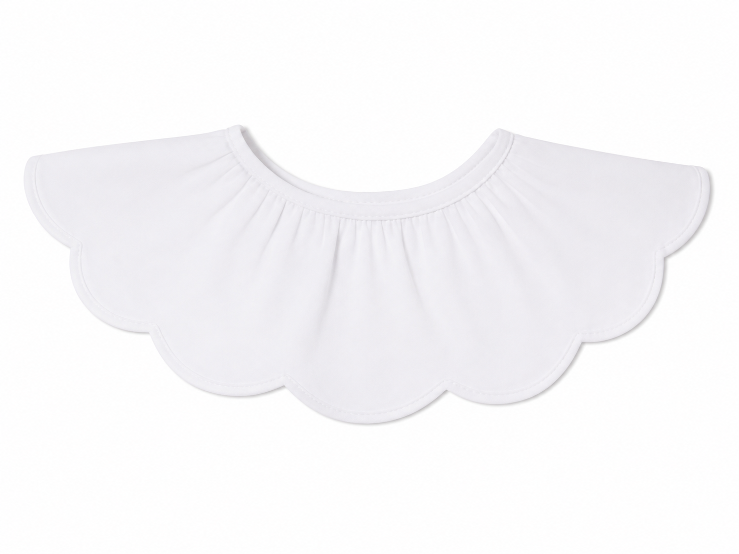The Butter Ruffle Biblette™ (White)