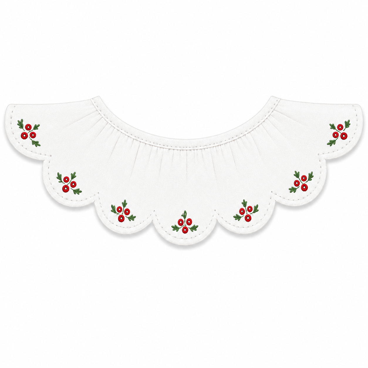Holly Berries Ruffle Biblette™