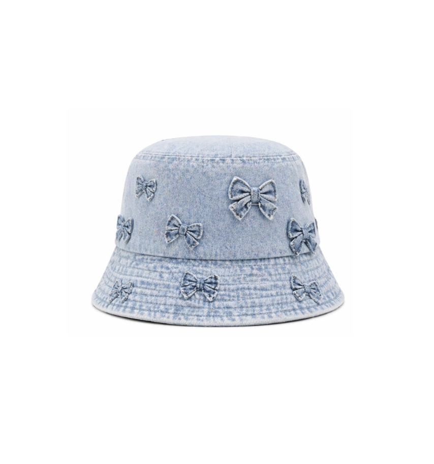 Bow Jean Bucket Hat